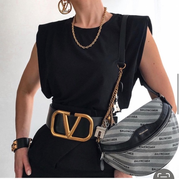 Chelsea High Demand Shoulder Pad Top sz L - Picture 3 of 5